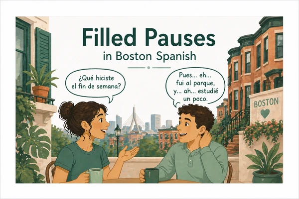 Filled Pauses & Language Contact in Boston Spanish