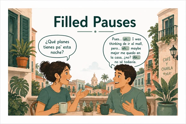 Filled Pauses & Language Contact in Boston Spanish